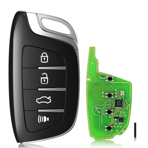 Xhorse XSCS00EN Universal Smart Remote Key 4 Buttons Colorful Crystal Style Keyblank Inside Black English 5pcs/lot