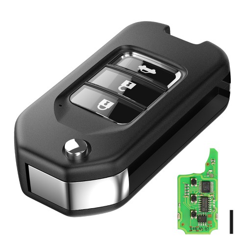 Xhorse XNHO00EN Wireless Remote Key Fob 3 Buttons for Honda English Version 5pcs/lot