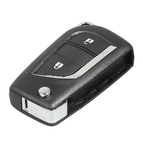 Xhorse XKTO01EN Wire Remote Key Toyota Flip 2 Buttons English 5pcs/lot