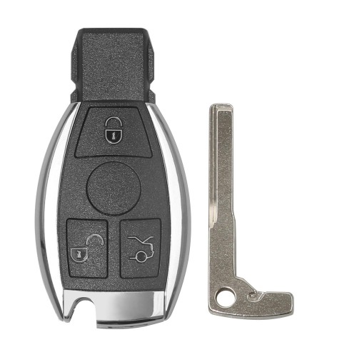 Xhorse Mercedes Benz Smart Key Shell 3 Button Assembling with VVDI BE Key Perfectly