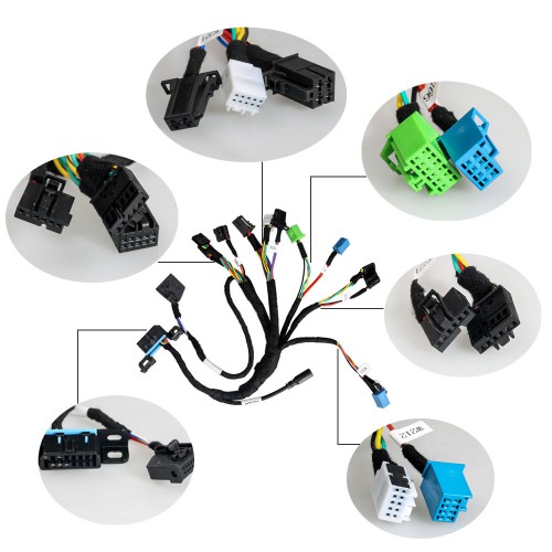 Mercedes Benz EIS/ ESL Cable + 7G + ISM + Dashboard Connector Work with VVDI MB BGA Tool