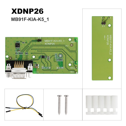 Xhorse Solder-Free Adapters & Cable Package for Mini PROG and Key Tool PLUS Tablet (Full Set 15pcs)