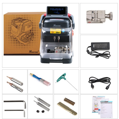 2023 Xhorse Dolphin XP-005L XP005L Automatic Key Cutting Machine Plus Key Reader Optical Key Bitting Recognition