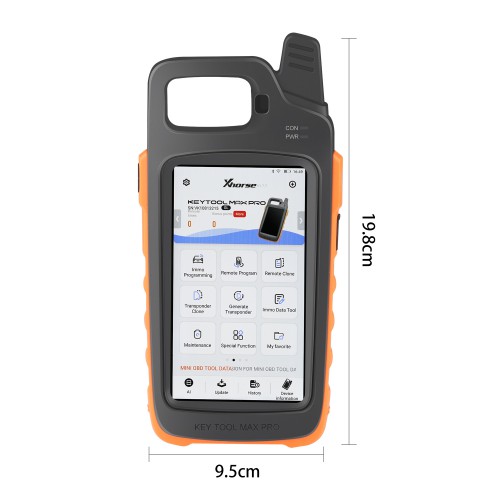 2023 Xhorse VVDI Key Tool Max Pro Remote Key Programmer CAN FD, Battery Voltage and Leakage Current Functions