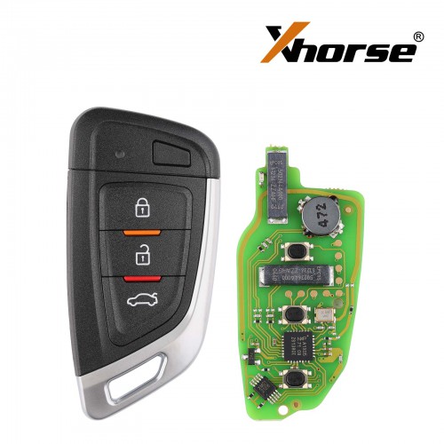 Xhorse XSKF01EN Universal Smart Remote Key 3 Buttons Knife Style Key Blank Inside Get 60 Bonus Points 5pcs/lot