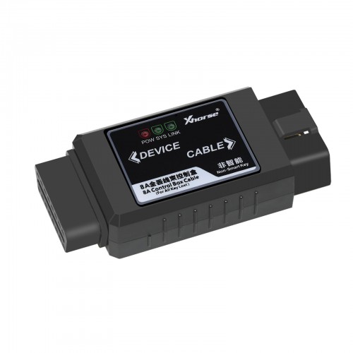 Xhorse Toyota 8A Non-Smart Key Adapter for All Key Lost via OBD No Disassembly Work with VVDI2/ VVDI Key Tool Max + Mini OBD