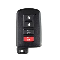Xhorse VVDI Toyota XM Smart Key Shell 1742 Type 3+1 Buttons with Logo 5pcs/lot