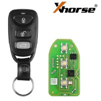 Xhorse XKHY01EN Wire Remote Key for Hyundai 3+1 Buttons English 5pcs/lot