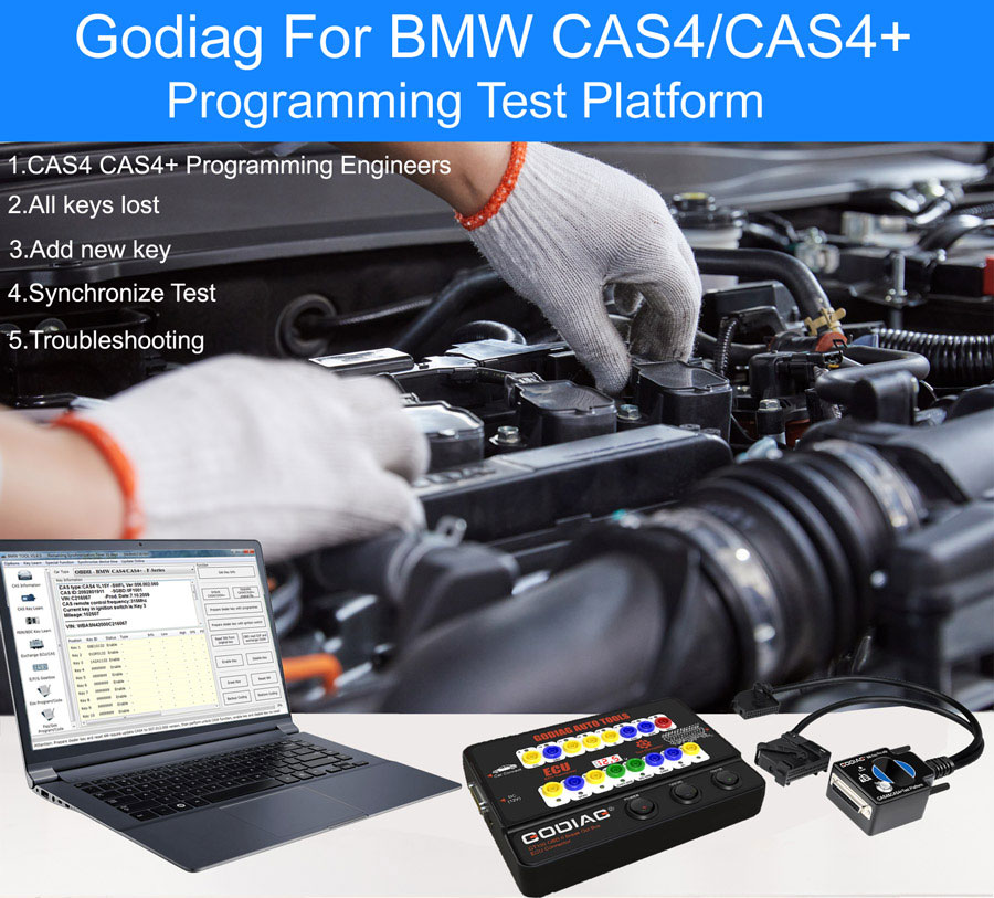 Godiag CAS4 CAS4+ Programming Test Platform