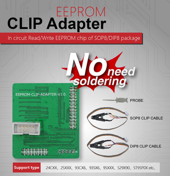 VVDI PROG EEPROM Clip Adapter