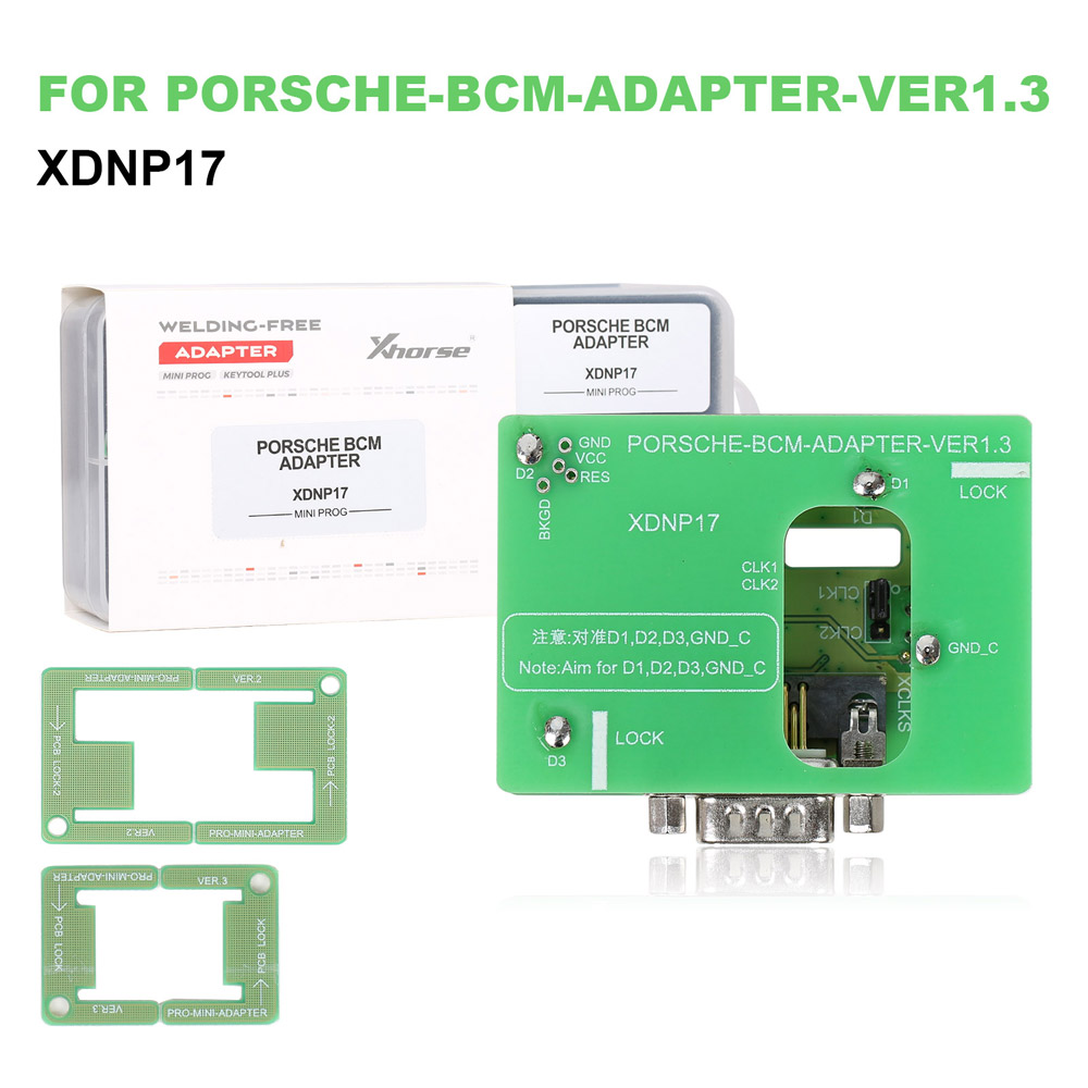 Xhorse XDNPP17 Solder-free adapter for Porsche key programming 