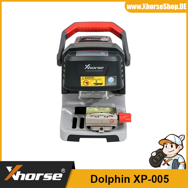 2024 Xhorse Dolphin XP-005 XP005 Automatic Key Cutting Machine for All Key Lost with Built-in Battery Works on IOS & Android