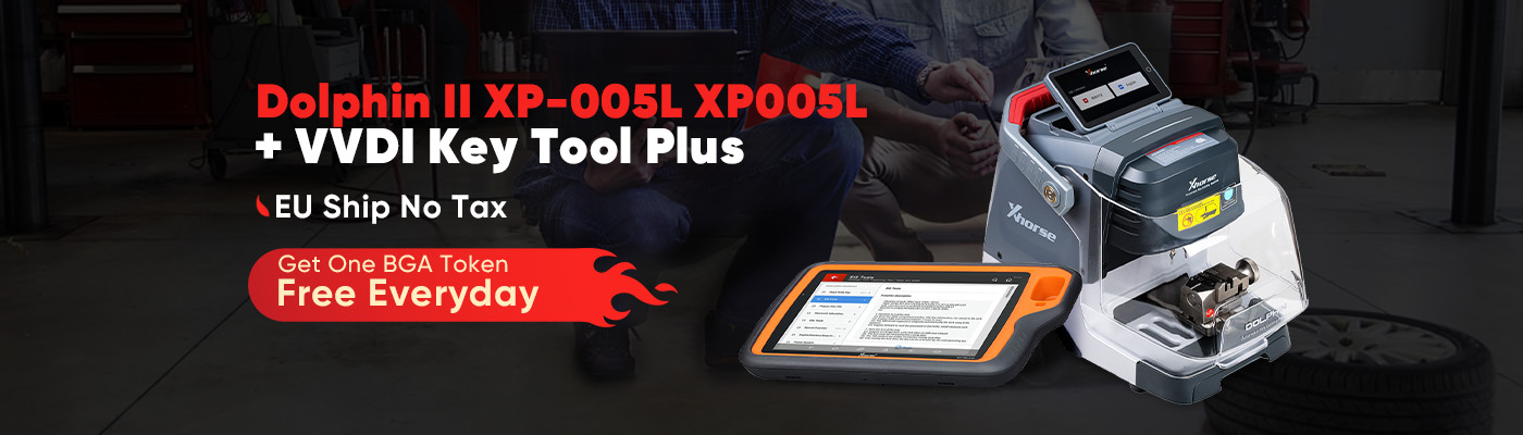 2022 New Xhorse Dolphin II XP-005L XP005L Key Cutting Machine Plus VVDI Key Tool Plus