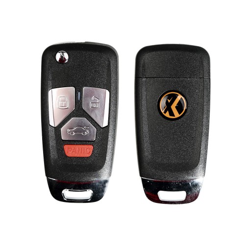 Xhorse XNAU02EN Wireless Remote Key for Audi Flip 4 Buttons Key English Version 5pcs/lot