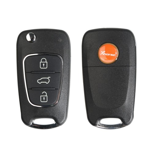 Xhorse XKHY02EN Wire Remote Key for Hyundai Flip 3 Buttons English 5pcs/lot