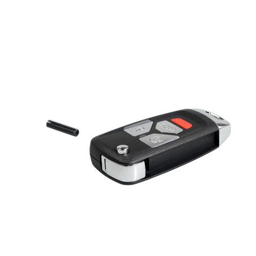 Xhorse XNAU02EN Wireless Remote Key for Audi Flip 4 Buttons Key English Version Get 40 Bonus Points for Each Key