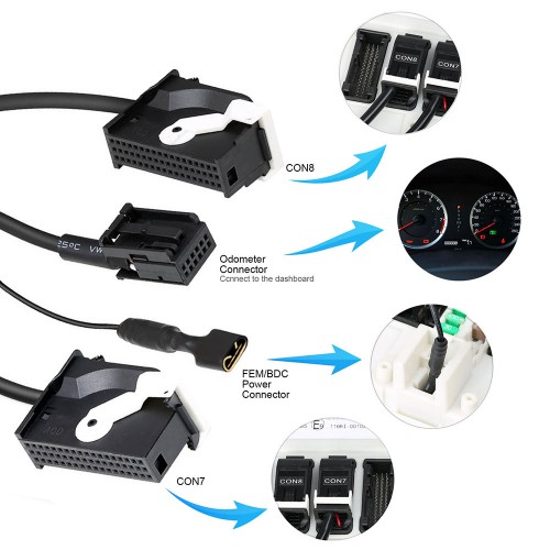 GODIAG BMW FEM/BDC Test Platform Work with Xhorse VVDI2/ Key Tool Plus Pad