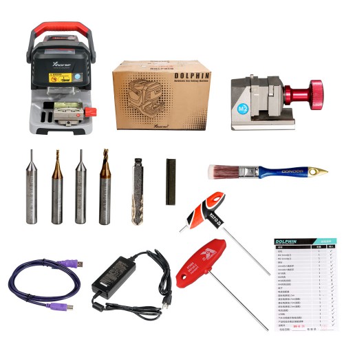 2025 Xhorse Dolphin XP005 XP-005 Automatically Key Cutting Machine Plus VVDI Key Tool Max Pro As a Screen