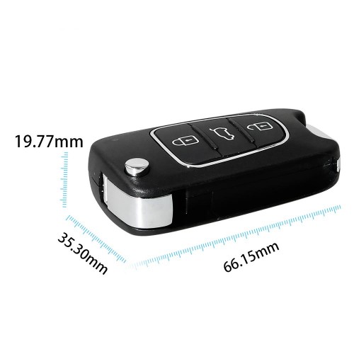 Xhorse XNHY02EN Wireless Flip Remote Key 3 Buttons KIA Hyundai Type English Version