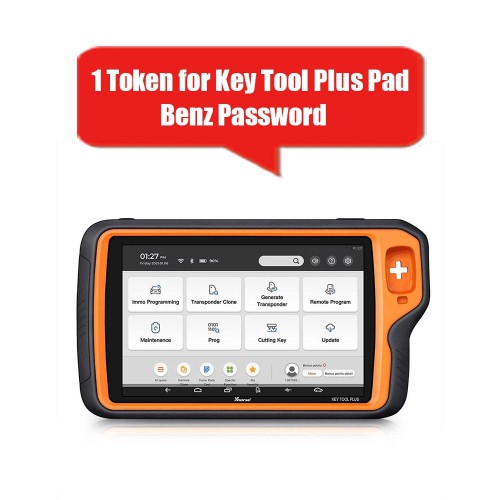 [24Hours Add] 1 Token for Xhorse VVDI Key Tool Plus Pad Benz BGA Password Calculation