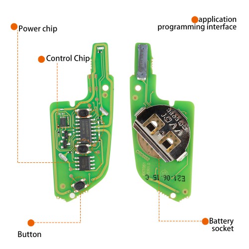 Xhorse XELEX0EN Super Remote Flip 3 Buttons for Toyota/ Lexus Type with Built-in Super Chip 5pcs/lot