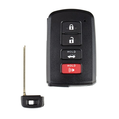 Xhorse VVDI Toyota XM Smart Key Shell 1742 Type 3+1 Buttons with Logo 5pcs/lot