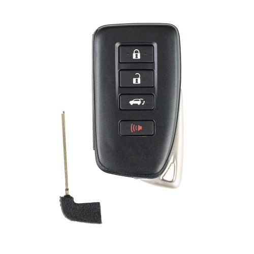 Xhorse VVDI Toyota Lexus SUV XM Smart Key Shell 1824 Type 4 Buttons with Logo 5pcs/lot