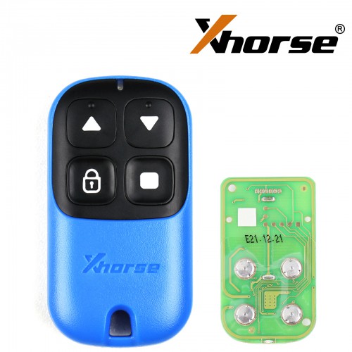 Xhorse XKXH04EN Wire Remote Key Garage Door 4 Buttons Blue English 5pcs/lot