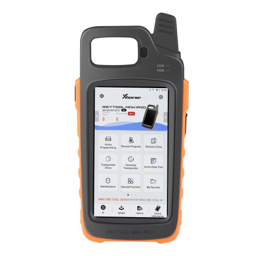 2025 Xhorse VVDI Key Tool Max Pro Remote Key Programmer CAN FD, Battery Voltage and Leakage Current Functions