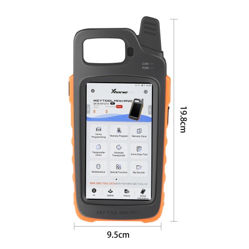 2025 Xhorse VVDI Key Tool Max Pro Remote Key Programmer CAN FD, Battery Voltage and Leakage Current Functions