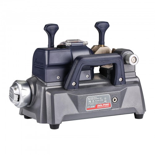 2025 Xhorse Dolphin XP-008 XP008 Manual Key Cutting Machine for Special Bit, Double Bit Keys with Built-in Battery