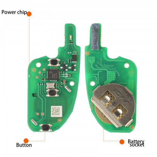 Xhorse XEDS01EN Super Remote Key DS Type 3 Buttons with Built-in Super Chip Transponder English 10pcs/lot