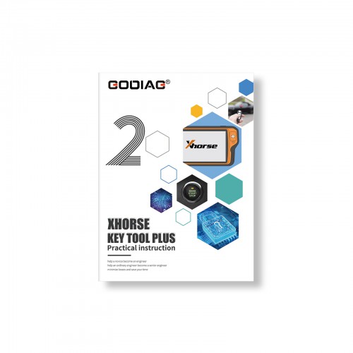 GODIAG Key Tool Plus Practical Instruction 1&2 Two Books for Locksmith or Vehicle Maintenance Engineer
