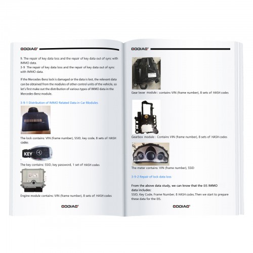 GODIAG Key Tool Plus Practical Instruction 1&2 Two Books for Locksmith or Vehicle Maintenance Engineer