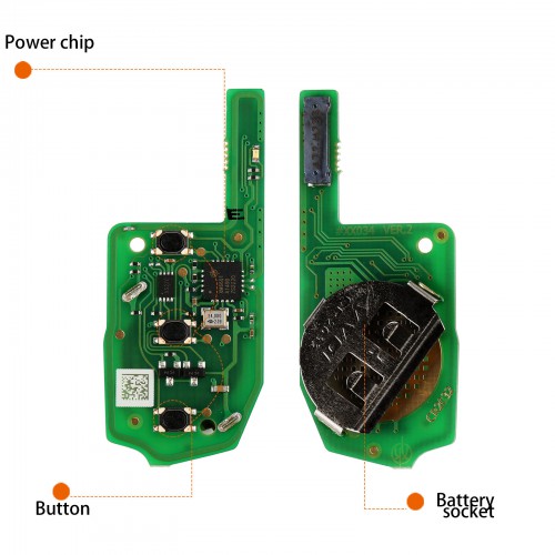 XHORSE XEMQB1EN Super Remote Key MQB Style 3 Buttons with Built-in Super Chip English Version 5pcs/lot