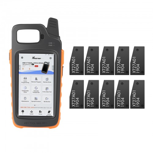 Xhorse VVDI Key Tool Max Pro With Free 10pcs VVDI Super Chip Transponder