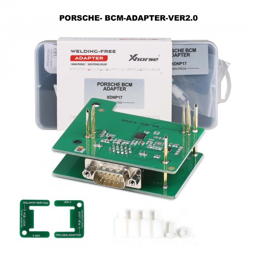 Xhorse XDNPP017 Solder-Free Adapters for Porsche BCM Works with MINI PROG and Key Tool Plus