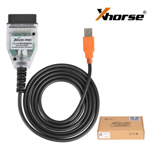 2024 Xhorse XDMVJ0 MVCI PRO J2534 Vehicle Diagnostic Programming Cable for ODIS/ Ford Mazda IDS/ HDS/ TIS/ SUBARU