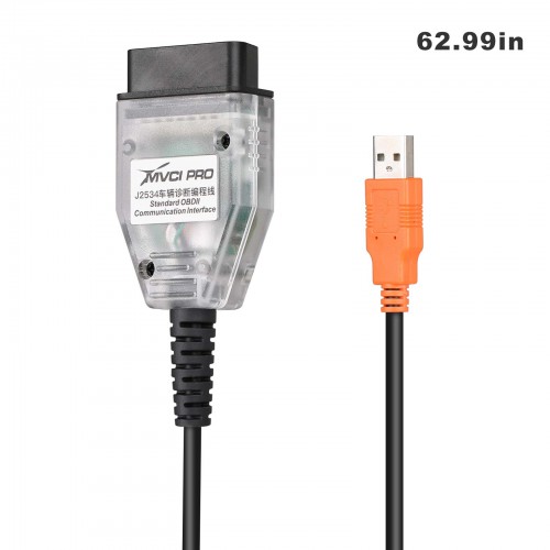 2024 Xhorse XDMVJ0 MVCI PRO J2534 Vehicle Diagnostic Programming Cable for ODIS/ Ford Mazda IDS/ HDS/ TIS/ SUBARU