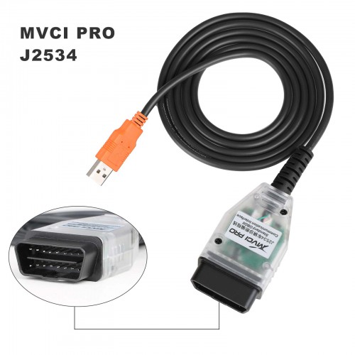 2024 Xhorse XDMVJ0 MVCI PRO J2534 Vehicle Diagnostic Programming Cable for ODIS/ Ford Mazda IDS/ HDS/ TIS/ SUBARU