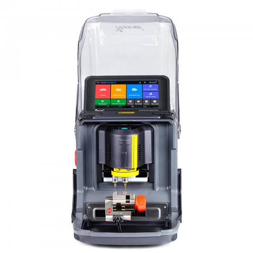 2025 XHORSE Condor XC-MINI PLUS II Automatic Key Cutting Machine Support Car/ Motorbike/ House Keys with M3 and M5 Clamps