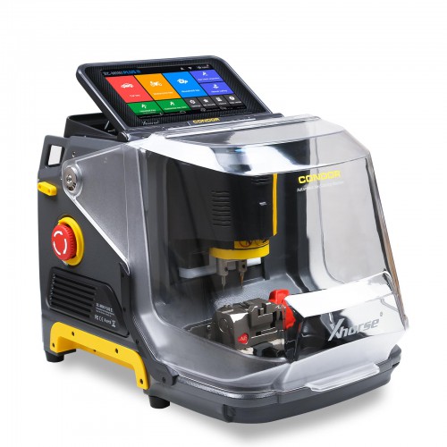 2025 XHORSE Condor XC-MINI PLUS II Automatic Key Cutting Machine Support Car/ Motorbike/ House Keys with M3 and M5 Clamps