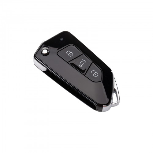 XHORSE XKGA81EN All Black 3 Buttons Universal Wired Remote Key GA08 Style 5pcs/lot