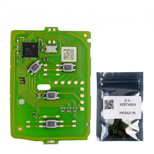 Xhorse XZBT40EN Remote Key PCB 4 Buttons Exclusively for Honda Civic 2016-2019 5pcs/lot