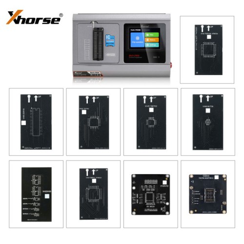 Xhorse Multi-Prog ECU TCU Programmer with New 9pcs Dedicated Adapters