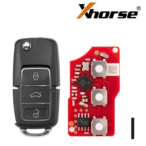 Xhorse XKB526EN 2nd Generation Wire Remote Key for VW B5 Type 5pcs/lot