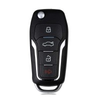 Xhorse XEFO01EN Super Remote Key Ford Flip 4 Buttons with Built-in Super Chip English 10pcs/lot
