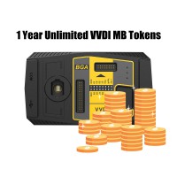 [24Hours Activated] 1 Year Unlimited Tokens for Xhorse VVDI MB BGA Tool BENZ Password Calculation