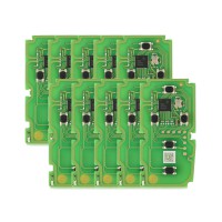 XHORSE XSTO20EN FENT.T Toyota XM38 Smart Key PCB Board 5 Buttons 10pcs/lot