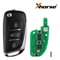 Xhorse XNDS00EN Wireless Remote Key DS Flip 3 Buttons XN002 5pcs/lot